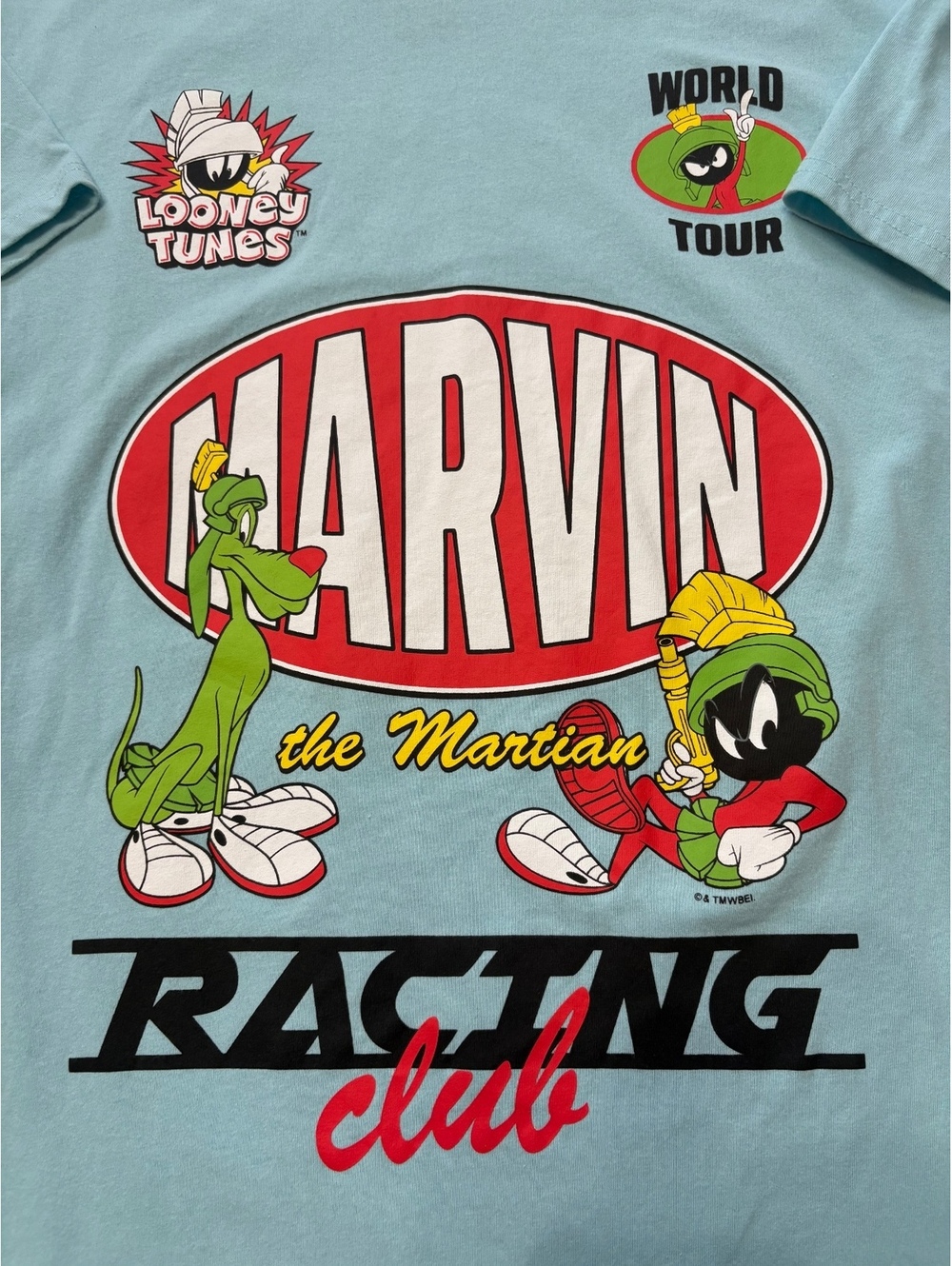 Looney Toons Marvin the Martian Racing Club T-Shirt